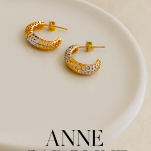 ✨ Brinco Argola Média 3 Ouro