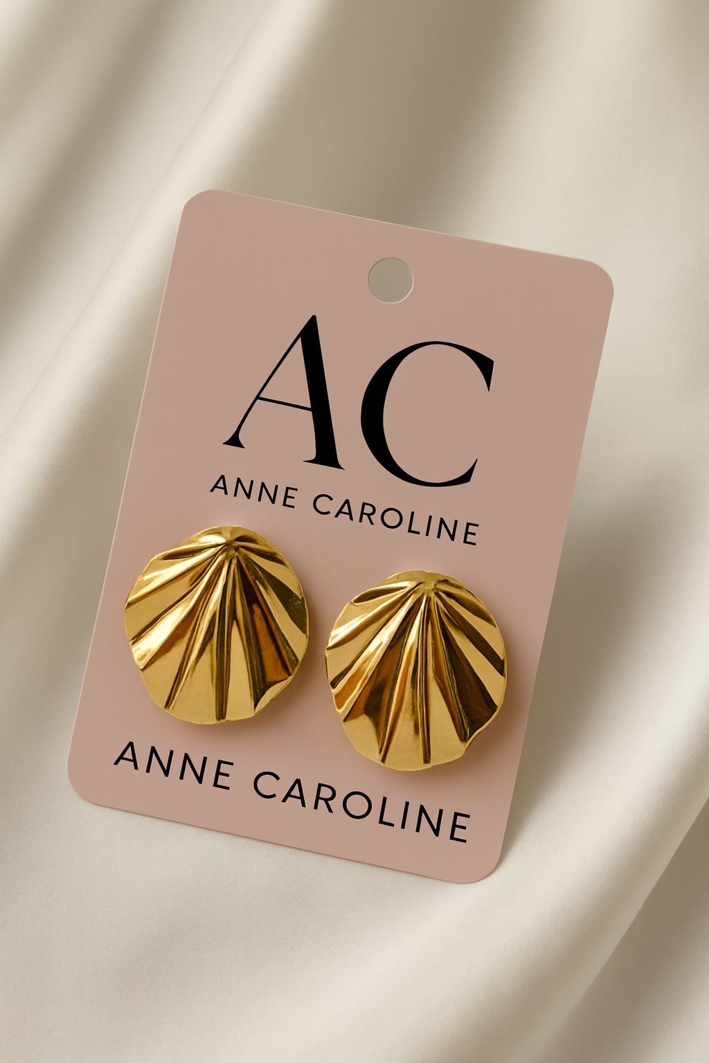 ✨Brinco Estilo Concha no Orgânico em Ouro 18k - Imagem 2