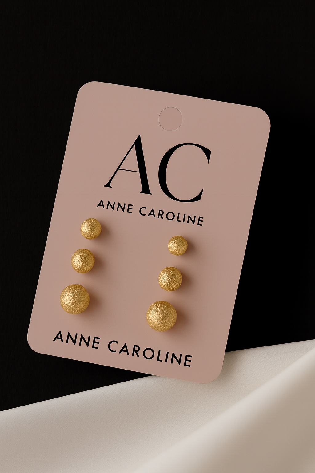 ✨⚜️ Brinco Trio de Esferas em Ouro 18k - Imagem 2