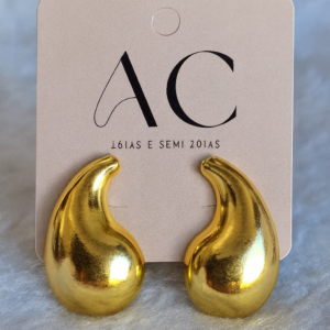 ✨ Brinco De Gota Acetinado